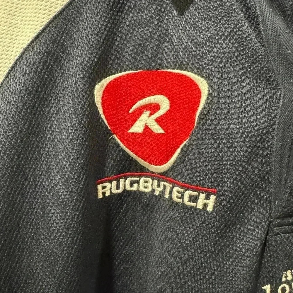 Gloucester Rugby Away Rugbytech 2008-2009 Professional Polo Rugby Jersey - Picture 5 of 12